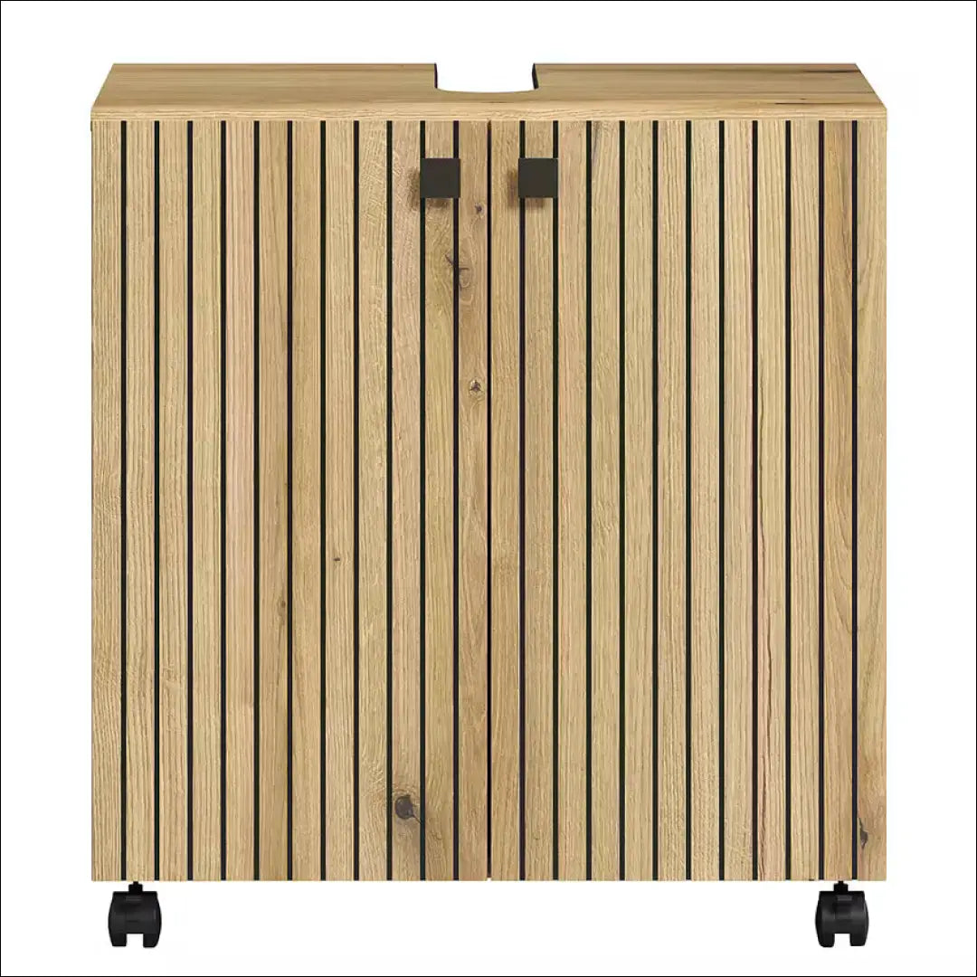 Pastatoma vonios spintelė KI1289 - €46 Save 50% 25-50, __label:Pristatymas 1-2 d.d., color-ruda, material-mediena,