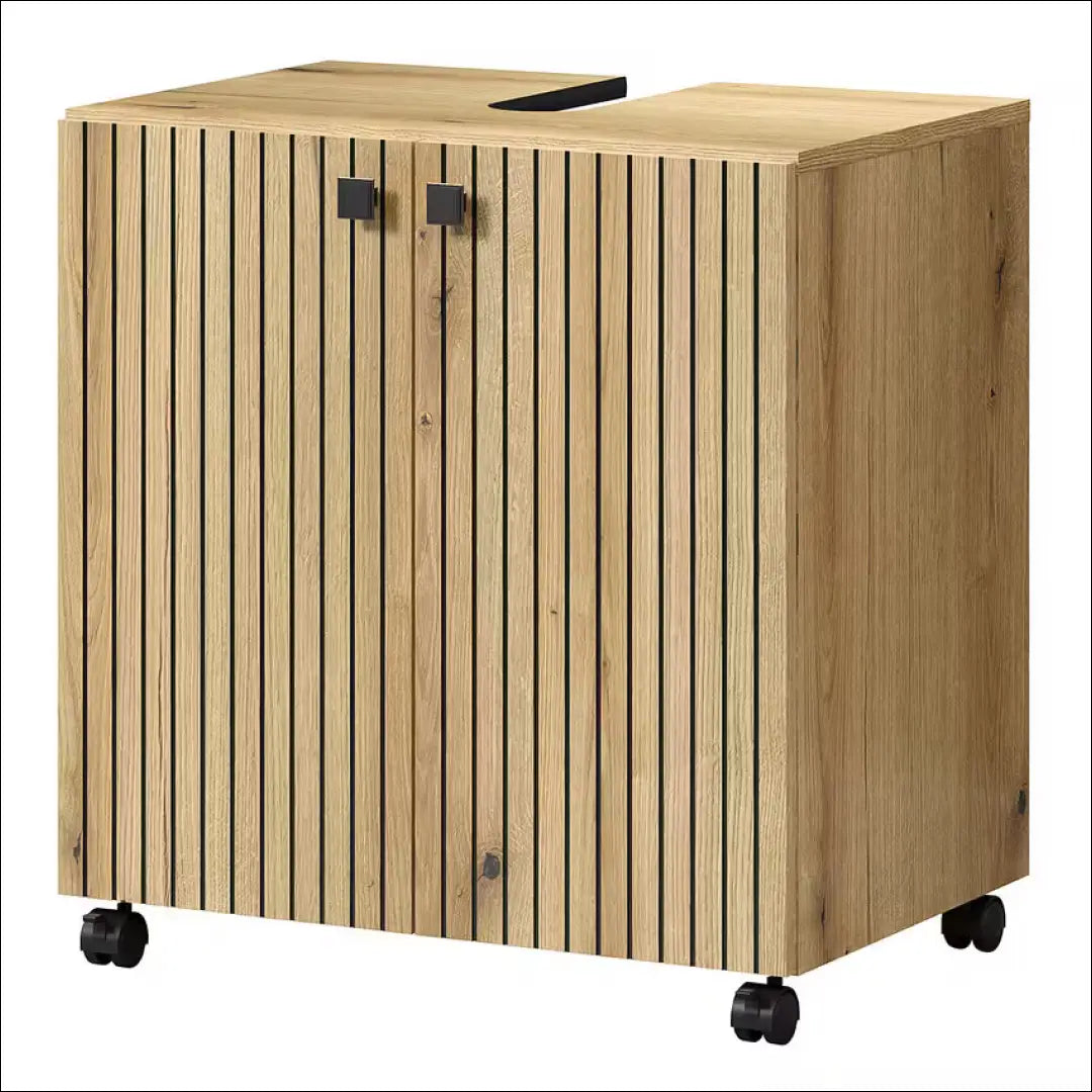 Pastatoma vonios spintelė KI1289 - €46 Save 50% 25-50, __label:Pristatymas 1-2 d.d., color-ruda, material-mediena,