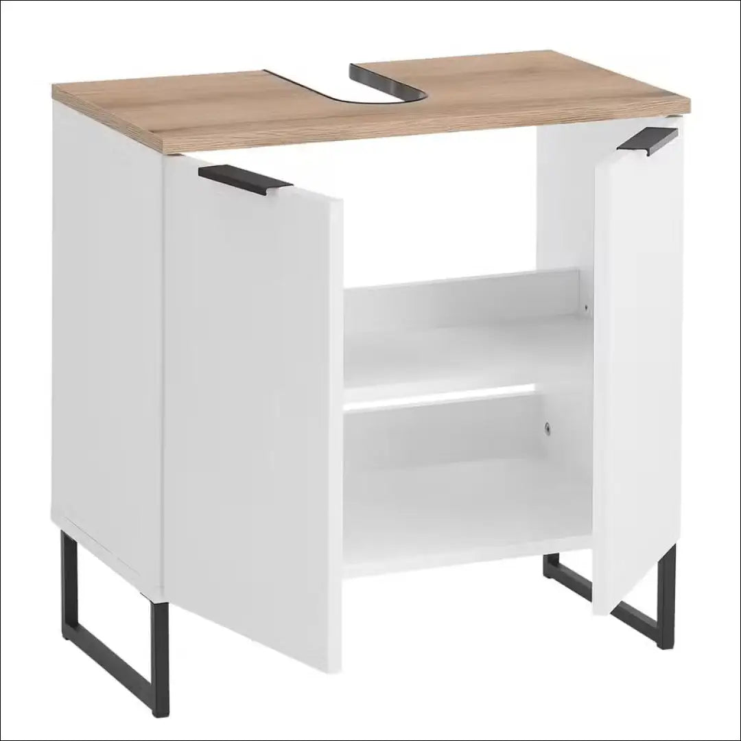 Pastatoma vonios spintelė KI1297 - €53 Save 50% 50-100, __label:Pristatymas 1-2 d.d., color-balta, color-ruda,