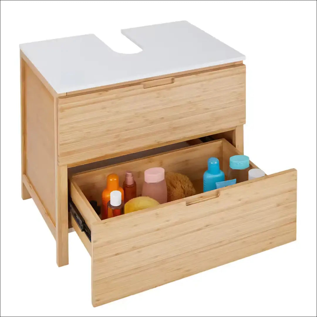 Pastatoma vonios spintelė KI1329 - €70 Save 50% 50-100, __label:Pristatymas 1-2 d.d., color-balta, color-ruda,