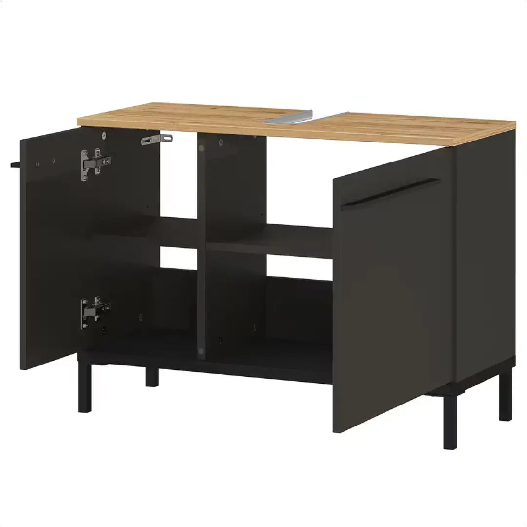 Pastatoma vonios spintelė KI1331 - €85 Save 50% 50-100, __label:Pristatymas 1-2 d.d., color-pilka, color-ruda,