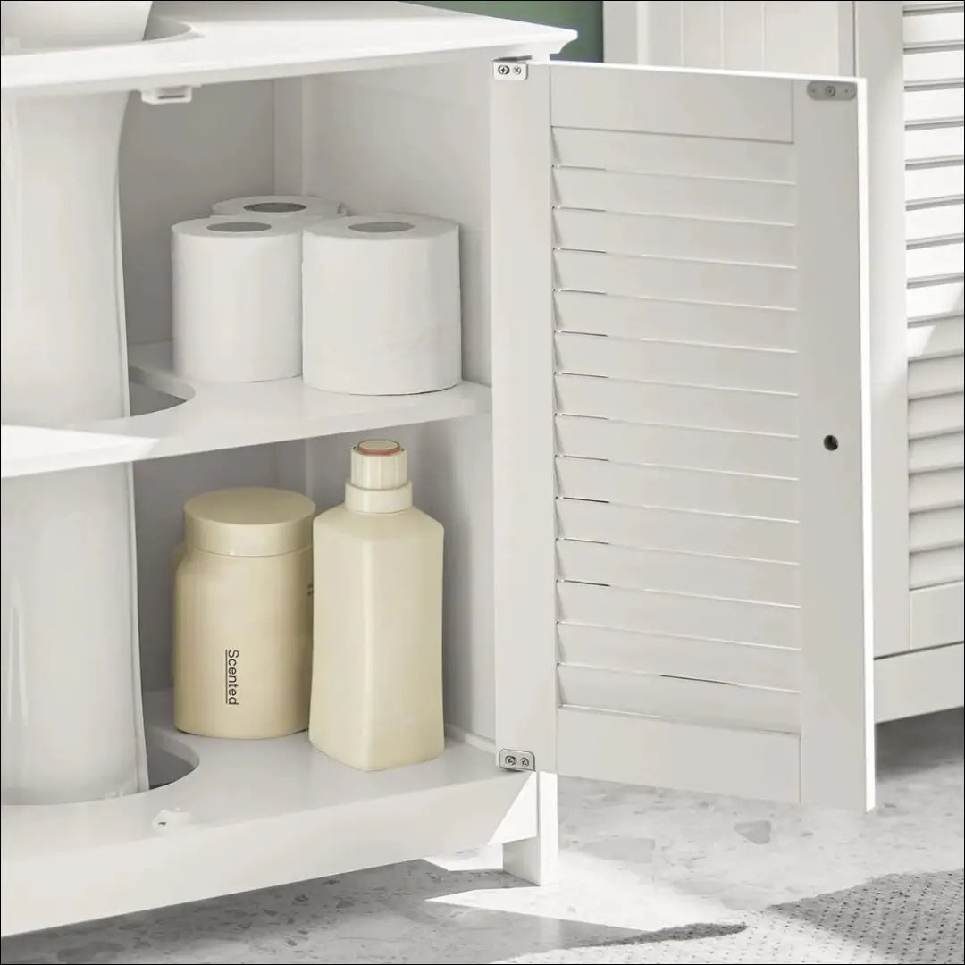 Pastatoma vonios spintelė KI1357 - €46 Save 50% 25-50, __label:Pristatymas 1-2 d.d., color-balta, material-mdf,