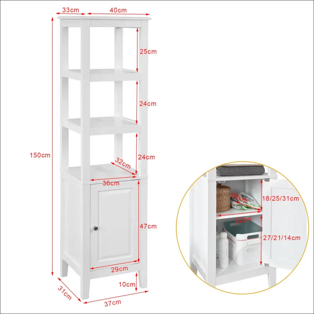 Pastatoma vonios spintelė KI1407 - €42 Save 50% 25-50, __label:Pristatymas 1-2 d.d., color-balta, material-mdf,