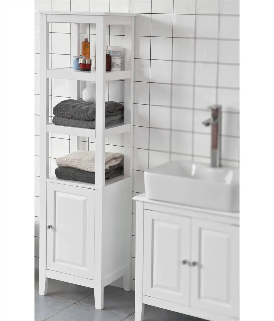 Pastatoma vonios spintelė KI1407 - €42 Save 50% 25-50, __label:Pristatymas 1-2 d.d., color-balta, material-mdf,