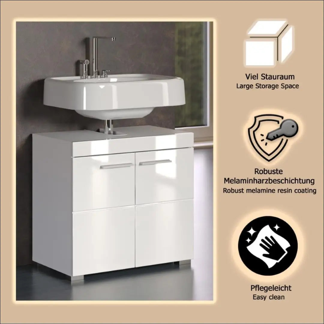 Pastatoma vonios spintelė KI1472 - €41 Save 50% 25-50, __label:Pristatymas 1-2 d.d., color-balta, material-mediena,