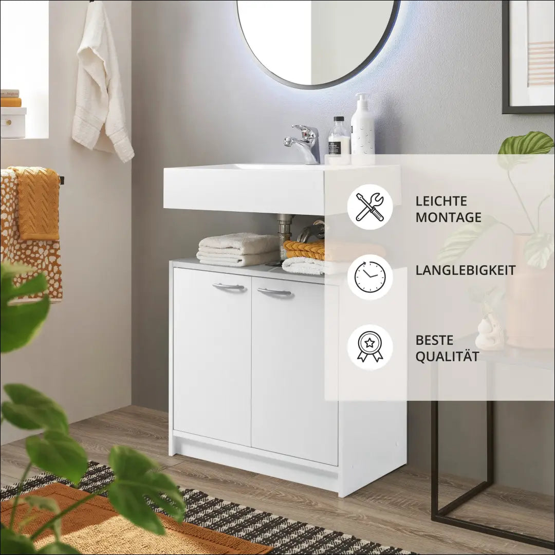 Pastatoma vonios spintelė KI1518 - €19 Save 65% __label:Pristatymas 1-2 d.d., color-balta, material-mediena, pazeistas,