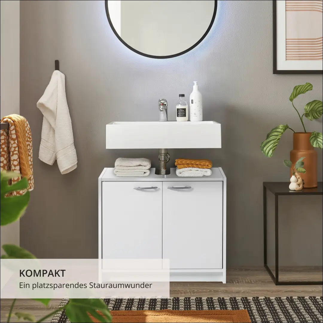 Pastatoma vonios spintelė KI1518 - €19 Save 65% __label:Pristatymas 1-2 d.d., color-balta, material-mediena, pazeistas,