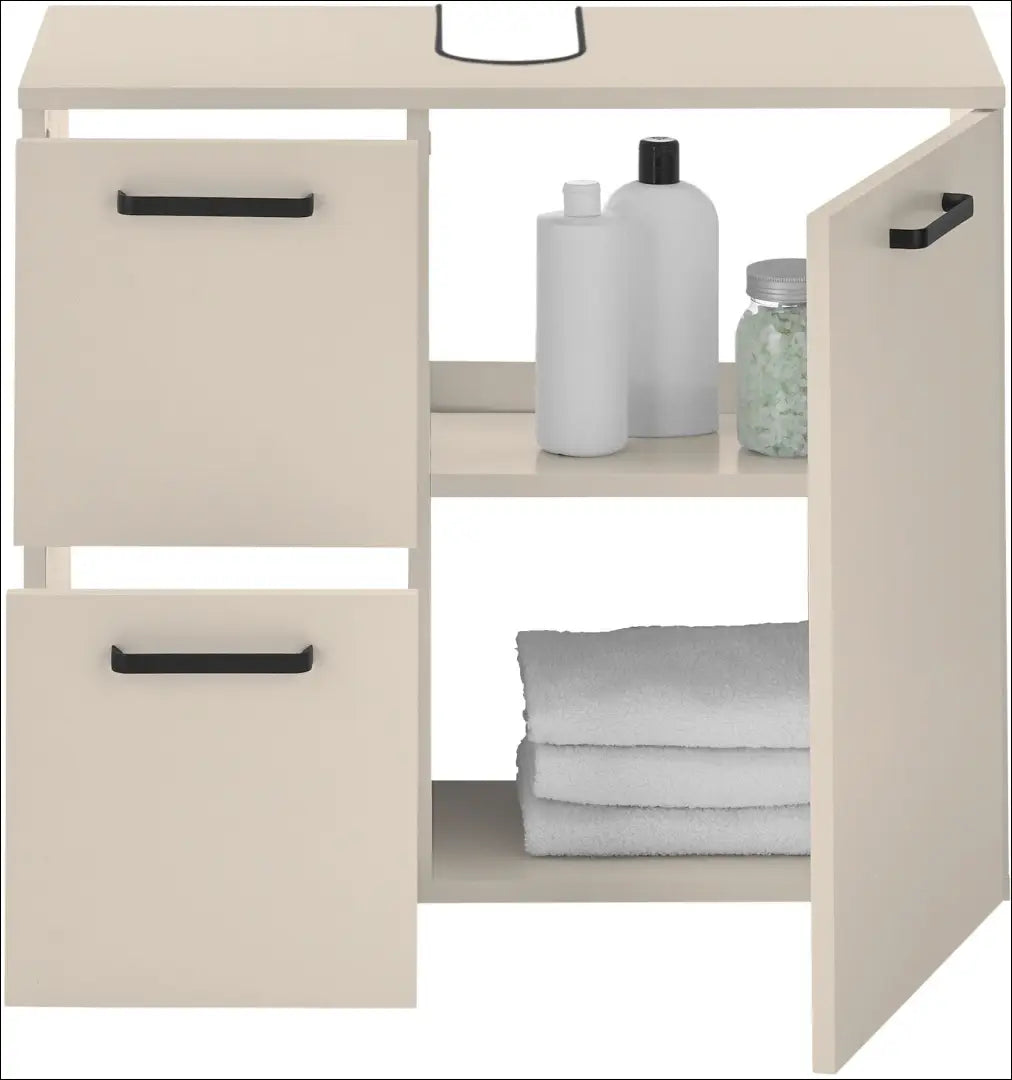 Pastatoma vonios spintelė KI1537 - €63 Save 50% 50-100, __label:Pristatymas 1-2 d.d., color-kremas, material-mediena,