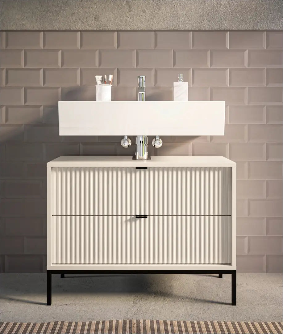 Pastatoma vonios spintelė KI1687 - €100 Save 50% 100-200, __label:Pristatymas 1-2 d.d., color-smelio, material-mediena,