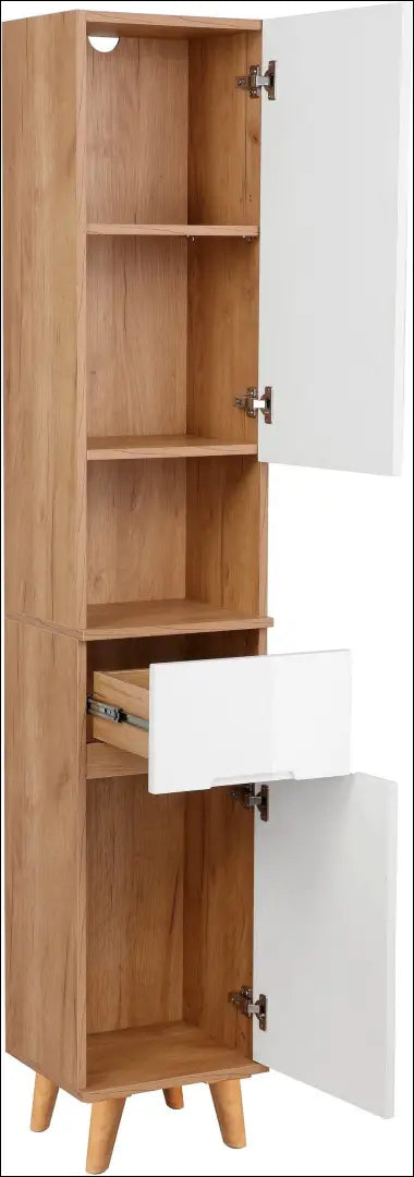 Pastatoma vonios spintelė KI1702 - €90 Save 50% 50-100, __label:Pristatymas 1-2 d.d., color-balta, color-ruda,
