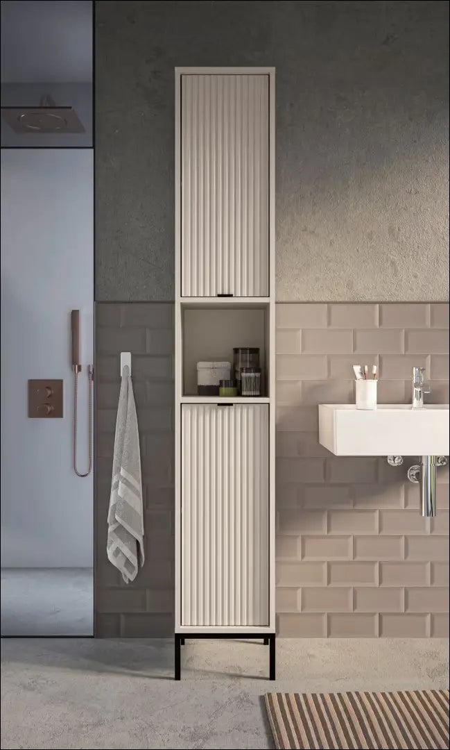 Pastatoma vonios spintelė KI1738 - €124 Save 50% 100-200, __label:Pristatymas 1-2 d.d., color-smelio, material-mdf,