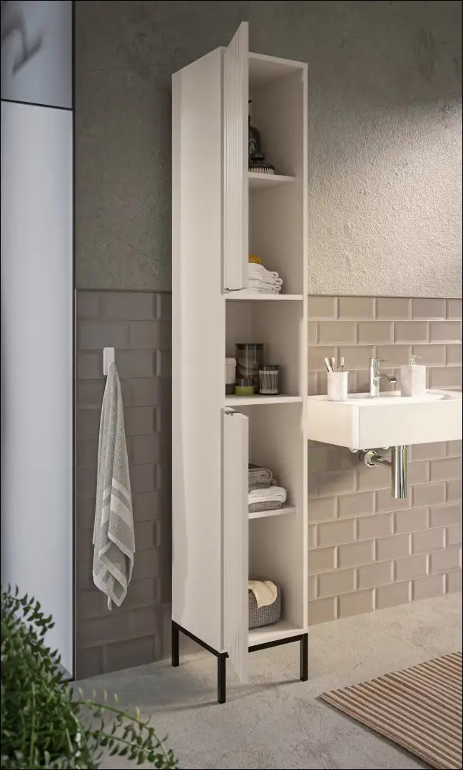 Pastatoma vonios spintelė KI1738 - €124 Save 50% 100-200, __label:Pristatymas 1-2 d.d., color-smelio, material-mdf,
