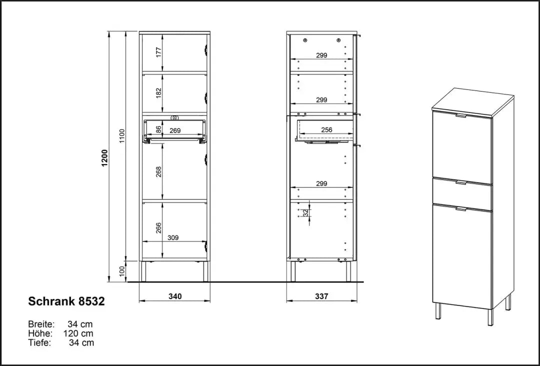 Pastatoma vonios spintelė KI1763 - €108 Save 60% 100-200, __label:Pristatymas 1-2 d.d., color-balta, material-mdf,