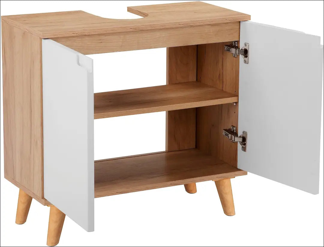 Pastatoma vonios spintelė KI1787 - €75 Save 50% 50-100, __label:Pristatymas 1-2 d.d., color-balta, color-ruda,
