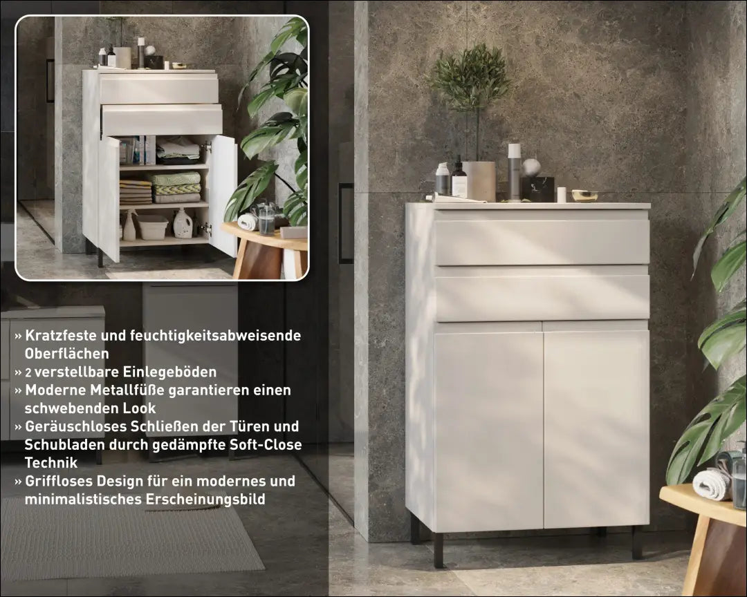 Pastatoma vonios spintelė KI1808 - €130 Save 55% 100-200, __label:Pristatymas 1-2 d.d., color-smelio, material-mdf,