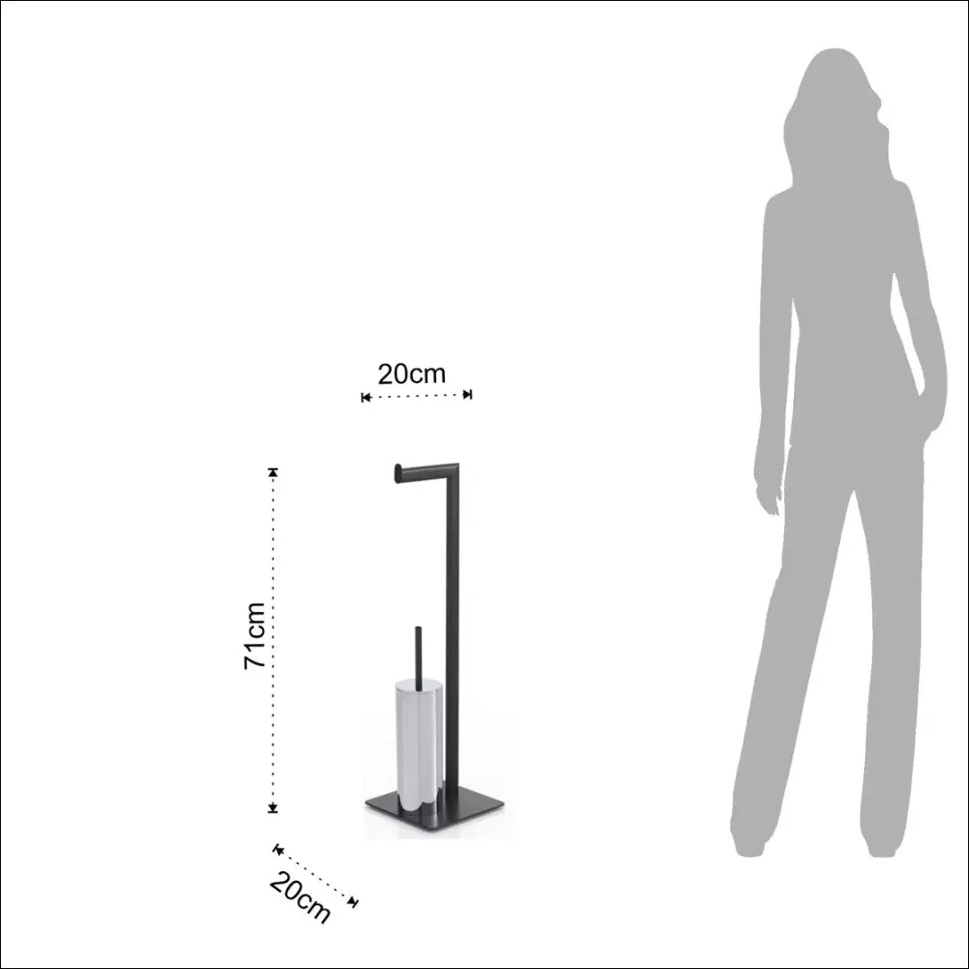 Pastatomas tualetinio popieriaus laikiklis ir šepetys DI9688 - €67 Save 50% 50-100, __label:Pristatymas 1-2 d.d.,