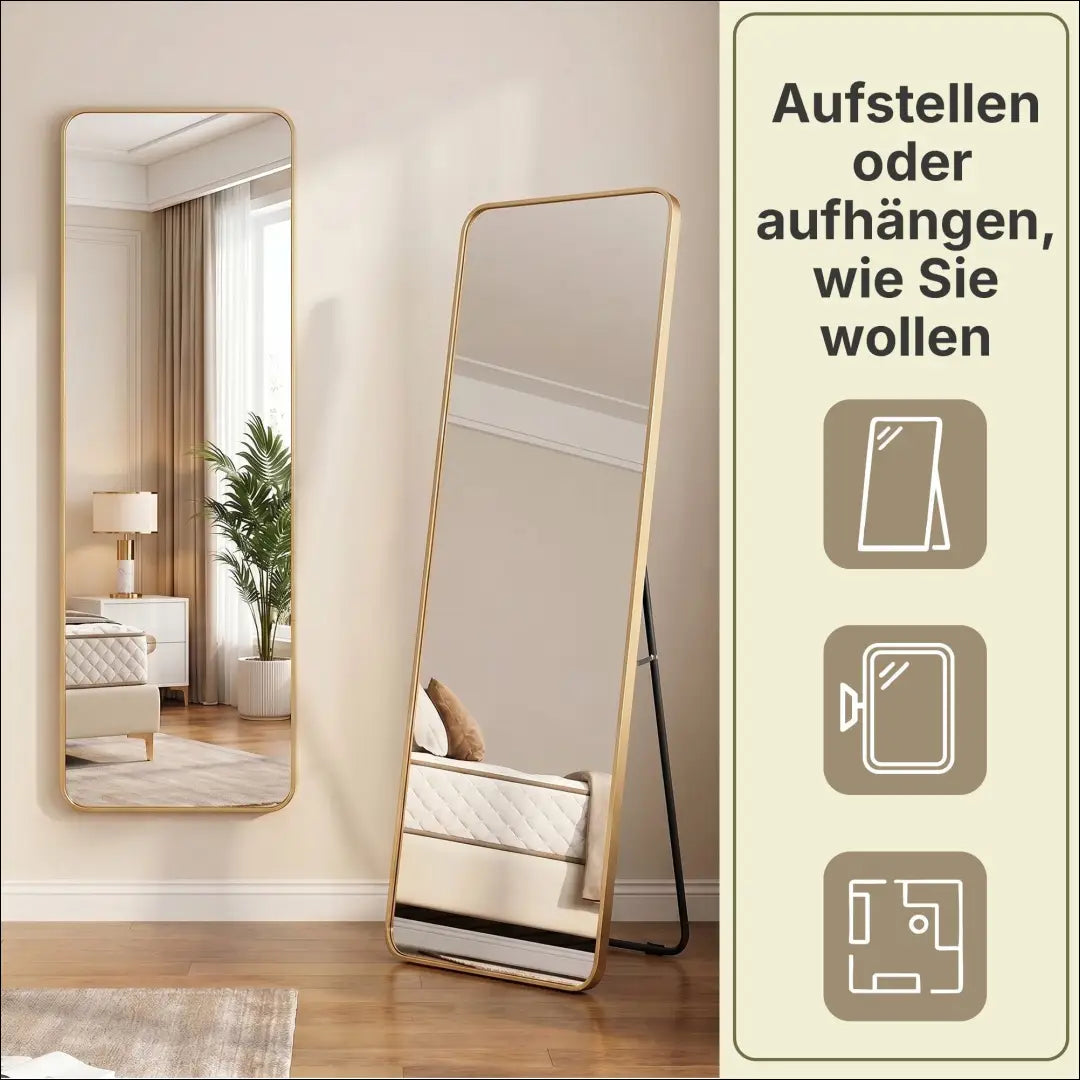 Pastatomas veidrodis DI12348 - €54 Save 50% 50-100, __label:Pristatymas 1-2 d.d., color-auksine, interjeras,