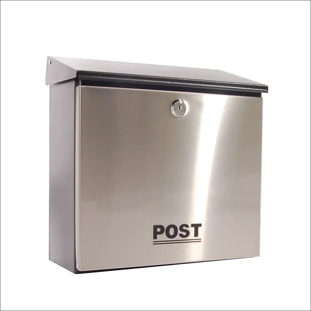 Pašto dėžutė DI12419 - €19 Save 50% __label:Pristatymas 1-2 d.d., color-juoda, color-sidabrine, kita, material-metalas