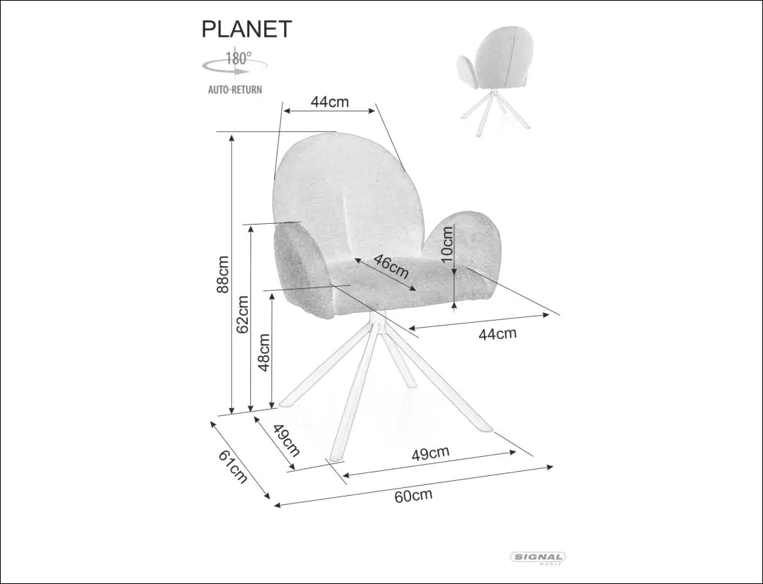Pasukama kėdė AL017 - 100-200, __label:Pristatymas 5-14 d.d., color-kremas, color-pilka, kedes-valgomojo €100 to €200