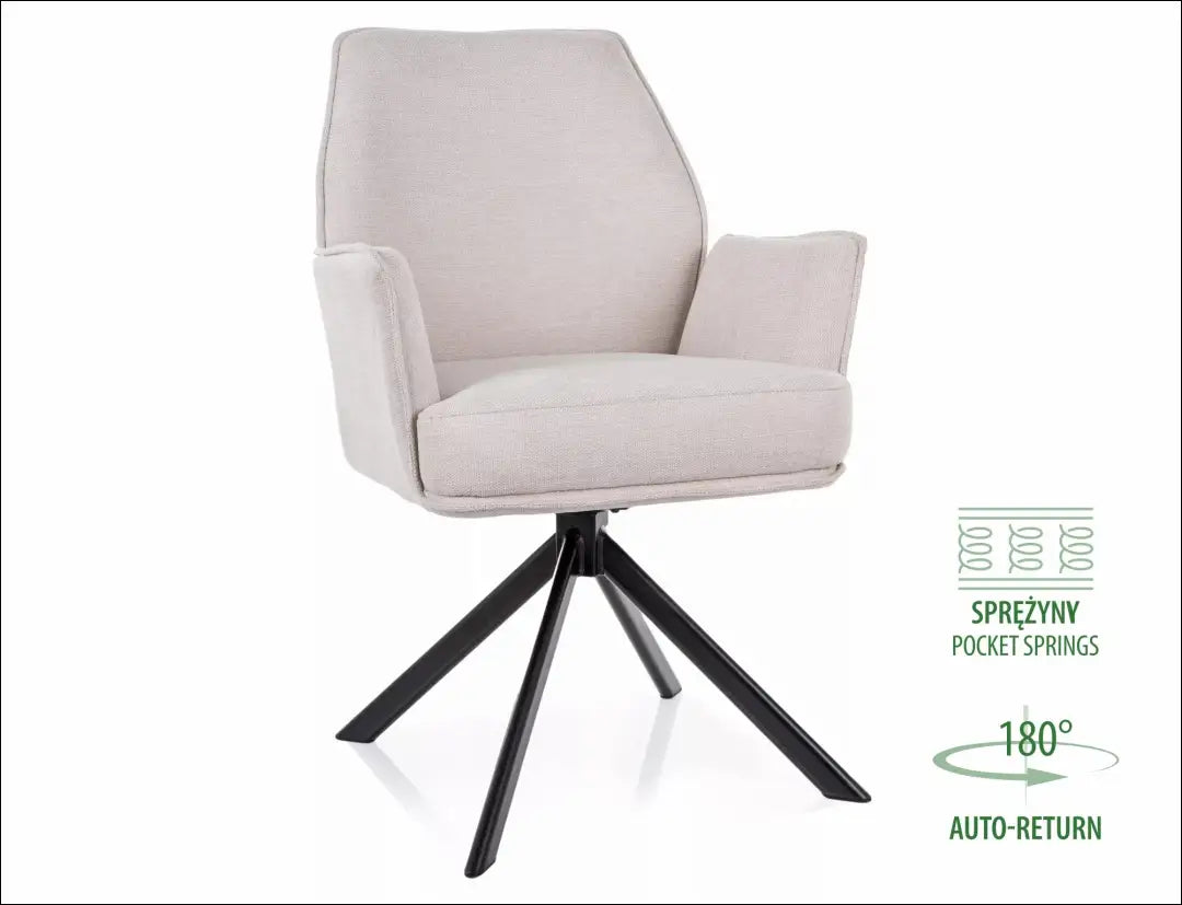 Pasukama kėdė AL019 - €121 Save 20% 100-200, __label:Pristatymas 5-14 d.d., color-kremas, color-pilka, color-zalia