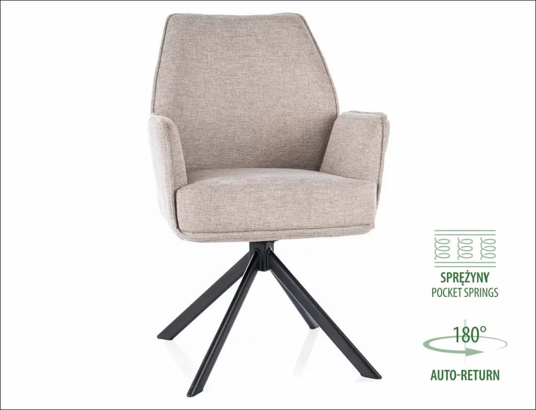 Pasukama kėdė AL019 - €121 Save 20% 100-200, __label:Pristatymas 5-14 d.d., color-kremas, color-pilka, color-zalia