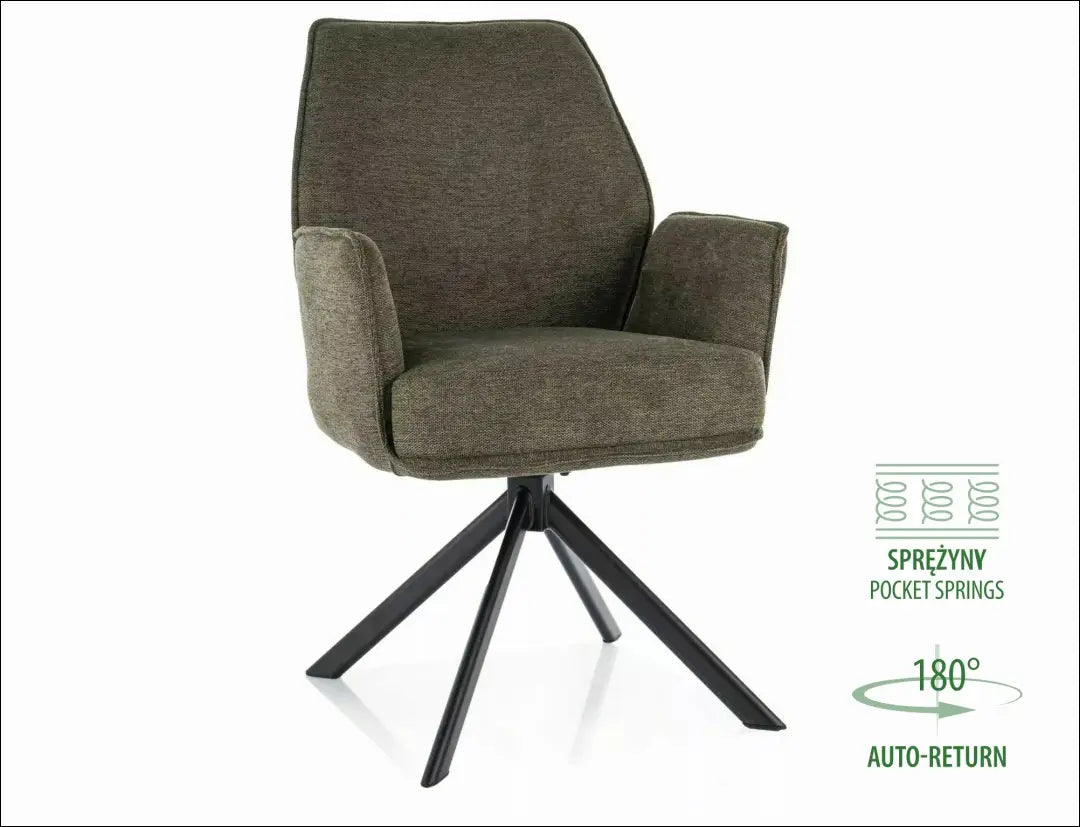 Pasukama kėdė AL019 - €121 Save 20% 100-200, __label:Pristatymas 5-14 d.d., color-kremas, color-pilka, color-zalia