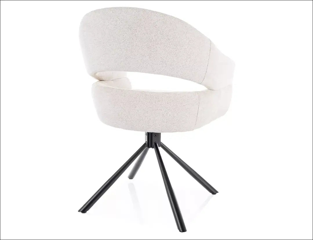 Pasukama kėdė AL042 - 100-200, __label:Pristatymas 5-14 d.d., color-kremas, color-pilka, kedes-valgomojo €100 to €200