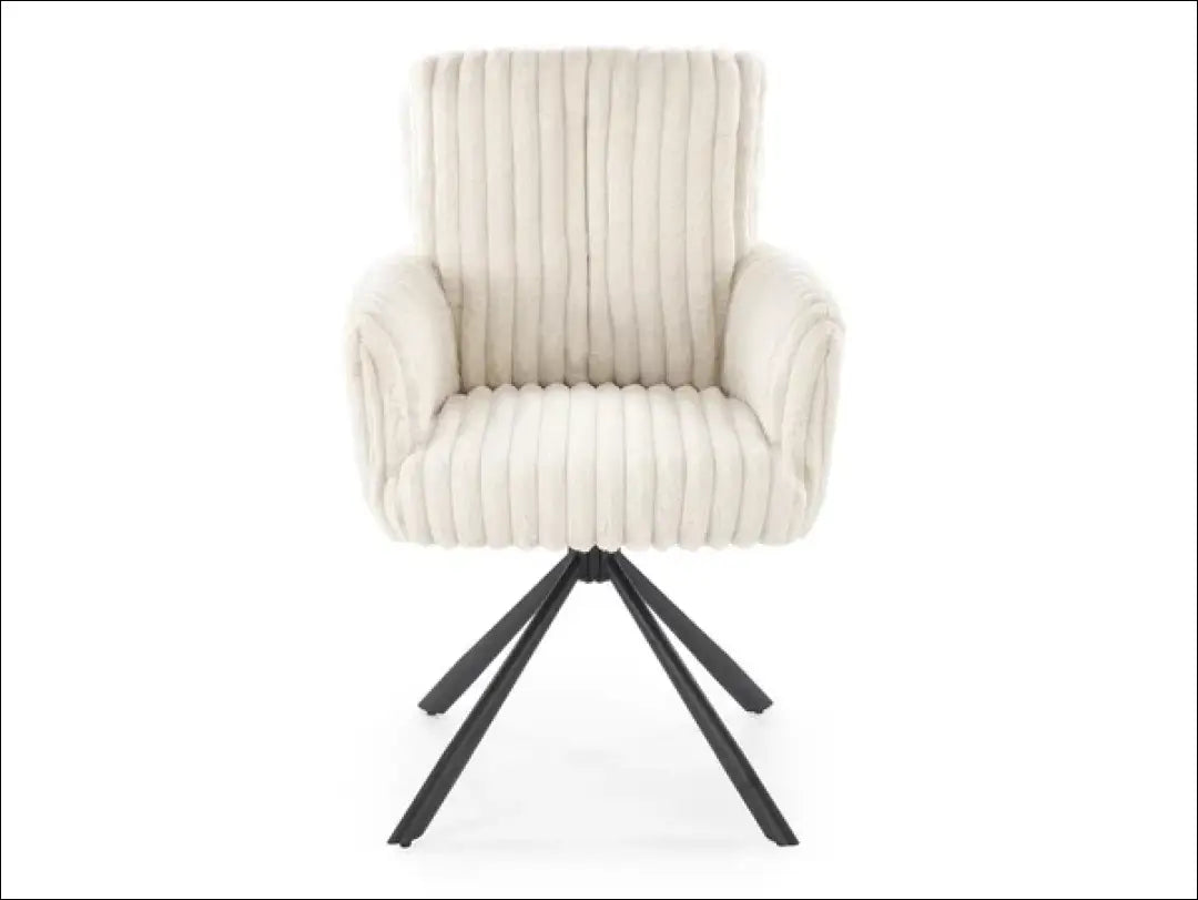 Pasukama kėdė LR004 - 100-200, __label:Pristatymas 5-14 d.d., color-kremas, color-pilka, kedes-valgomojo €100 to €200