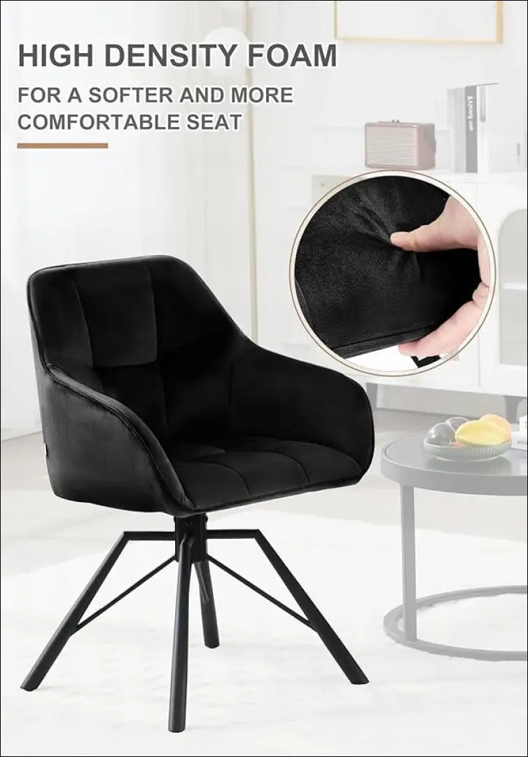 Pasukama kėdė VI1057 - €95 Save 50% 50-100, __label:Pristatymas 1-2 d.d., color-juoda, kedes-valgomojo,