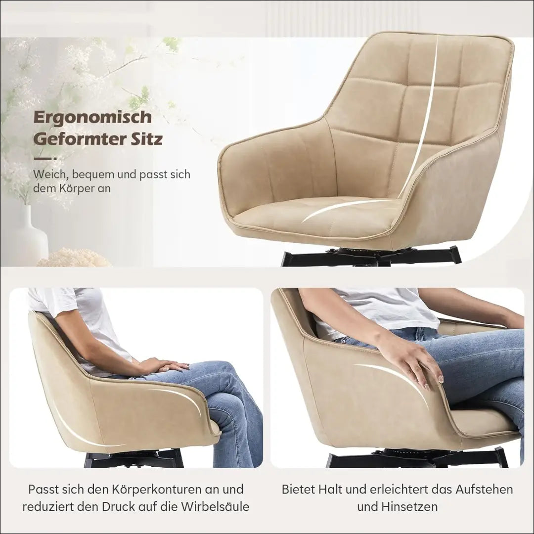 Pasukama kėdė VI1136 - €88 Save 50% 50-100, __label:Pristatymas 1-2 d.d., biuro-baldai, biuro-kedes, color-smelio €50