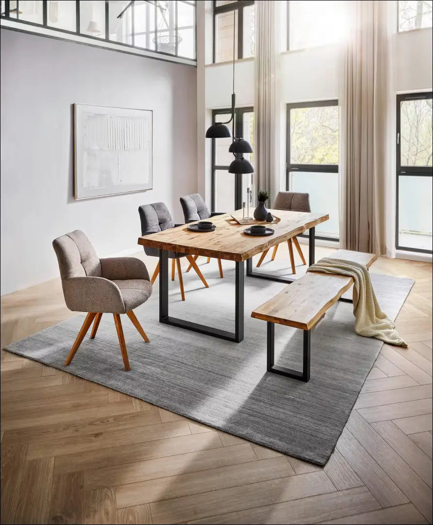 Pasukama kėdė VI1341 - €84 Save 50% 50-100, __label:Pristatymas 1-2 d.d., color-ruda, color-smelio, kedes-valgomojo €50