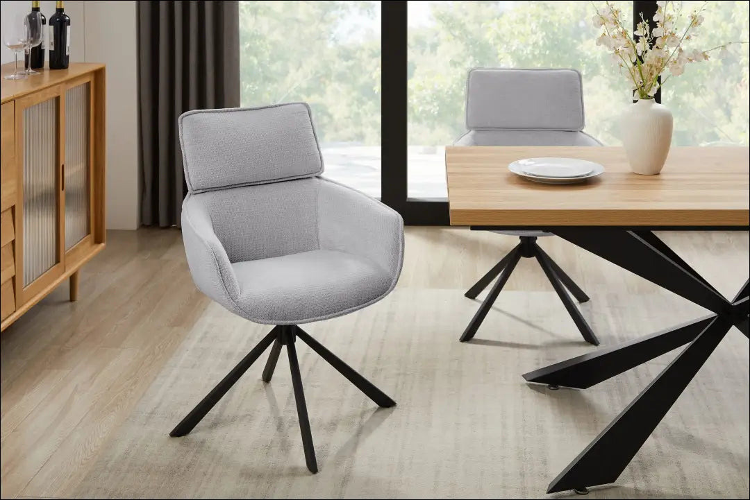 Pasukama kėdė VI1433 - €62 Save 50% 50-100, __label:Pristatymas 1-2 d.d., biuro-baldai, biuro-kedes, color-pilka €50