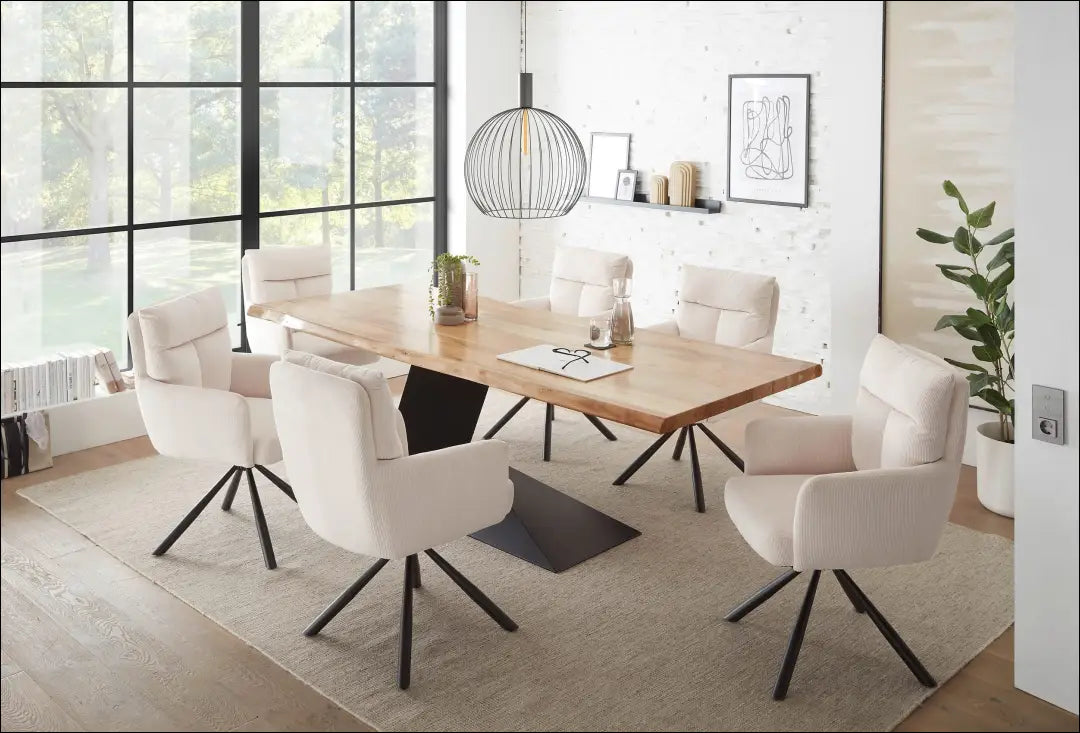 Pasukama kėdė VI1437 - €105 Save 50% 100-200, __label:Pristatymas 1-2 d.d., color-kremas, kedes-valgomojo,