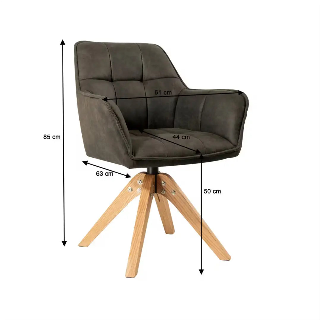 Pasukama kėdė VI1538 - €69 Save 50% 50-100, __label:Pristatymas 1-2 d.d., color-pilka, kedes-valgomojo,