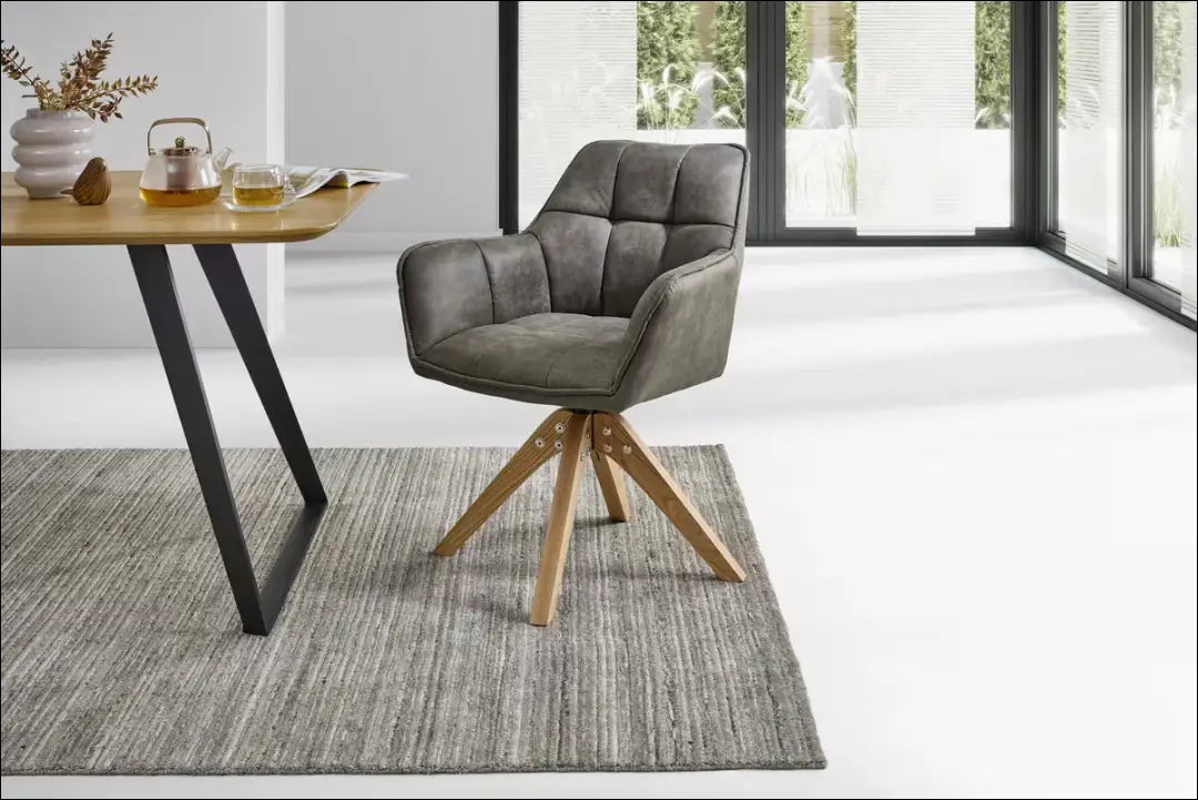 Pasukama kėdė VI1538 - €69 Save 50% 50-100, __label:Pristatymas 1-2 d.d., color-pilka, kedes-valgomojo,