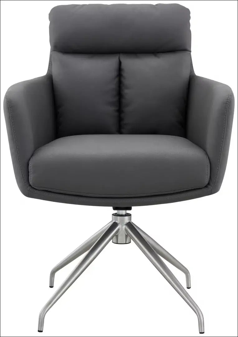Pasukama kėdė VI1565 - €50 Save 80% 50-100, __label:Pristatymas 1-2 d.d., color-pilka, material-poliesteris, pazeistas