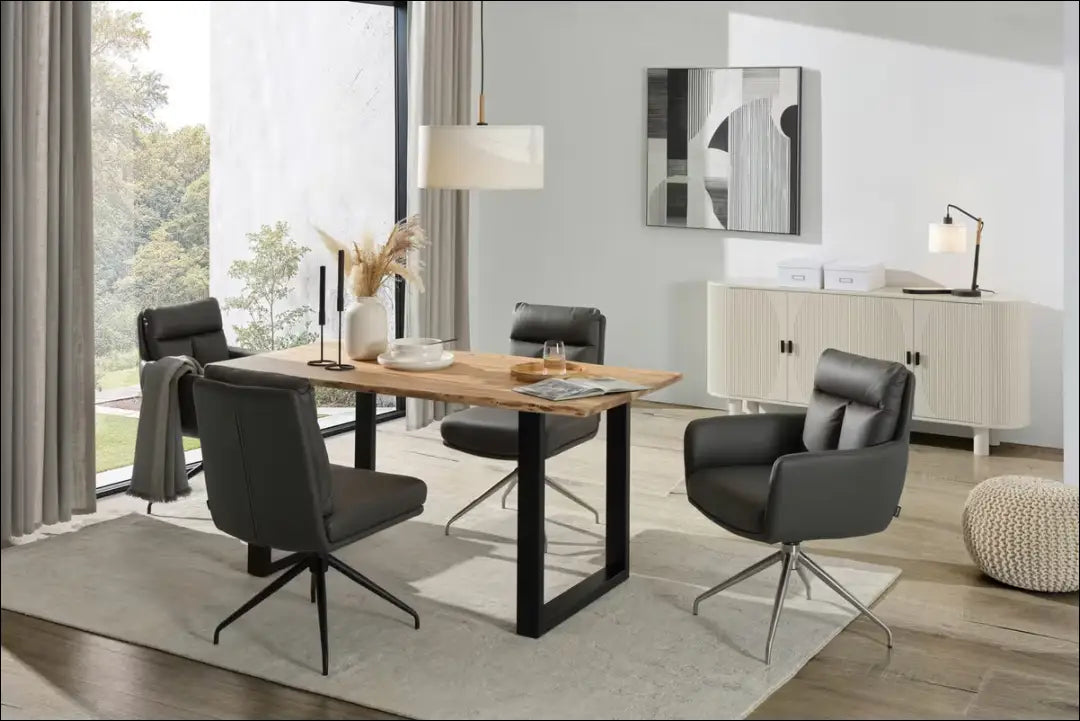 Pasukama kėdė VI1565 - €50 Save 80% 50-100, __label:Pristatymas 1-2 d.d., color-pilka, material-poliesteris, pazeistas