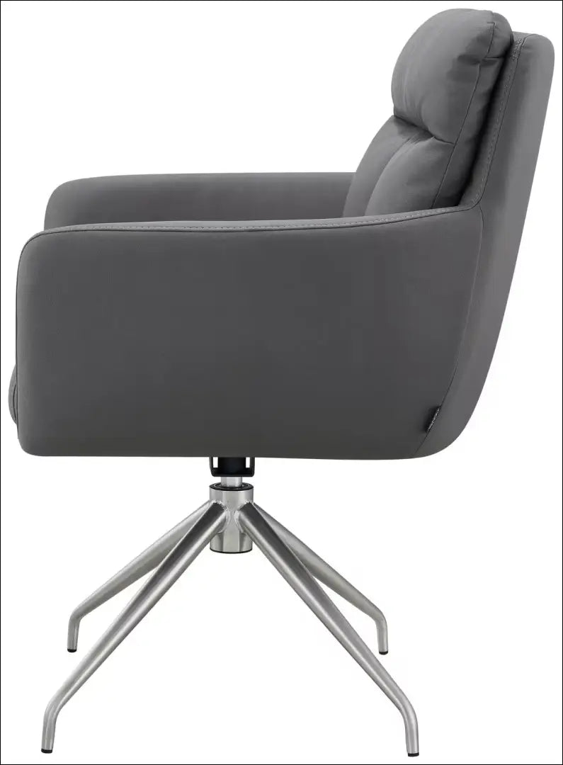 Pasukama kėdė VI1565 - €50 Save 80% 50-100, __label:Pristatymas 1-2 d.d., color-pilka, material-poliesteris, pazeistas
