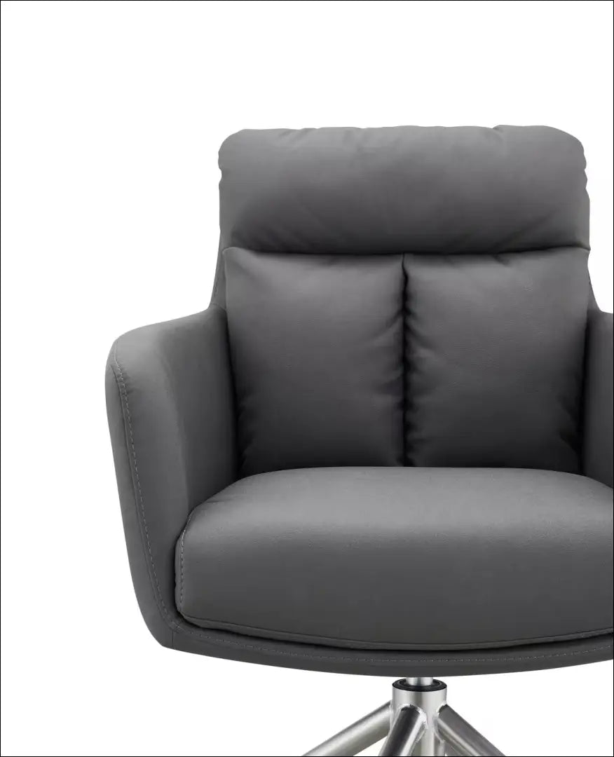 Pasukama kėdė VI1565 - €50 Save 80% 50-100, __label:Pristatymas 1-2 d.d., color-pilka, material-poliesteris, pazeistas