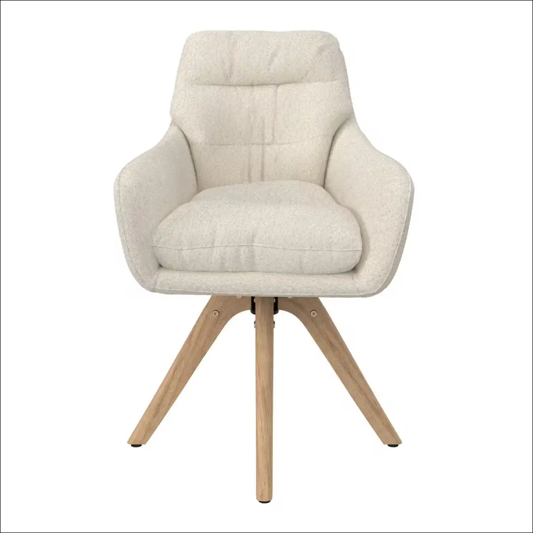 Pasukama kėdė VI1617 - €53 Save 50% 50-100, __label:Pristatymas 1-2 d.d., boucle, color-kremas, kedes-valgomojo Kėdės