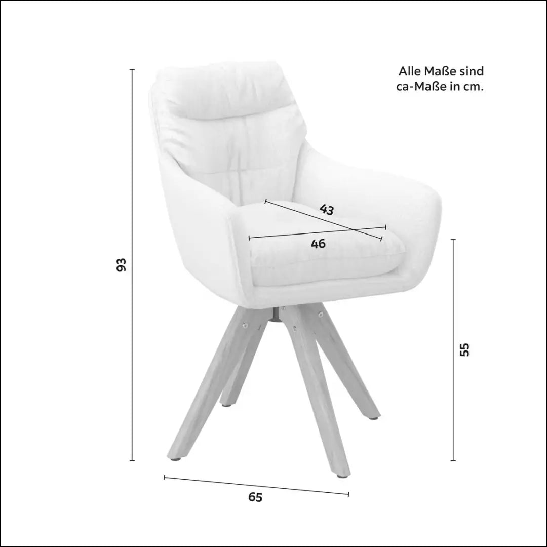 Pasukama kėdė VI1617 - €53 Save 50% 50-100, __label:Pristatymas 1-2 d.d., boucle, color-kremas, kedes-valgomojo Kėdės