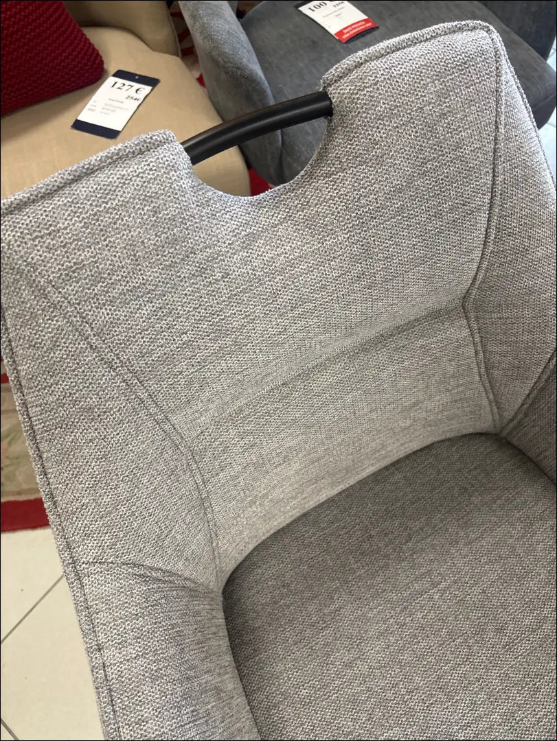 Pasukama kėdė VI1639 - €102 Save 30% 100-200, __label:Pristatymas 1-2 d.d., biuro-baldai, biuro-kedes, color-pilka