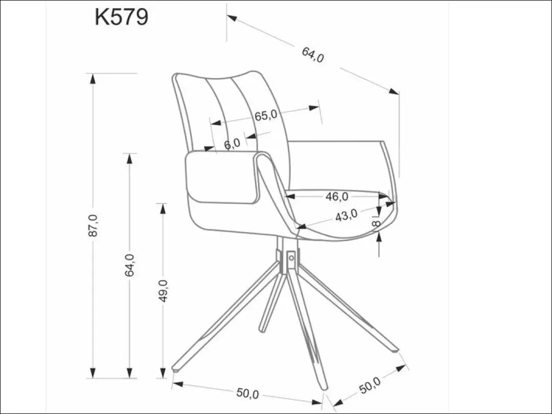 Pasukama kėdė VI1653 - €88 Save 30% 50-100, __label:Pristatymas 1-2 d.d., biuro-baldai, biuro-kedes, color-ruda Biuro