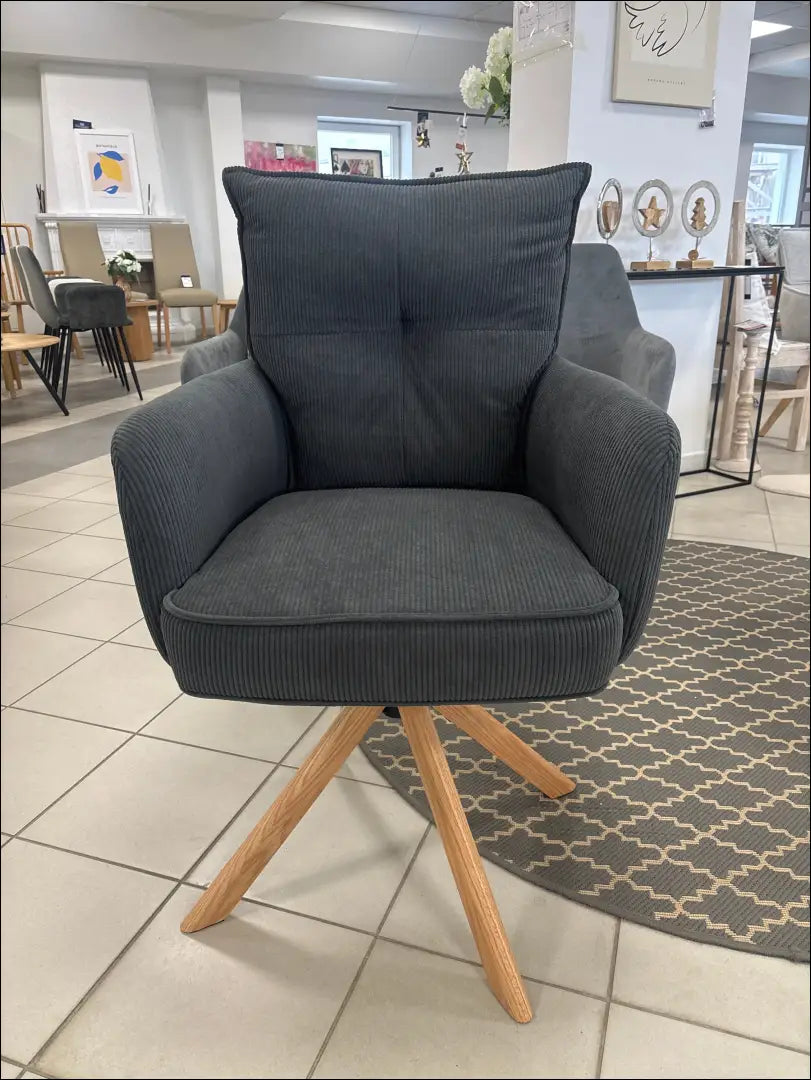 Pasukama kėdė VI1665 - €90 Save 50% 50-100, __label:Pristatymas 1-2 d.d., color-pilka, kedes-valgomojo,