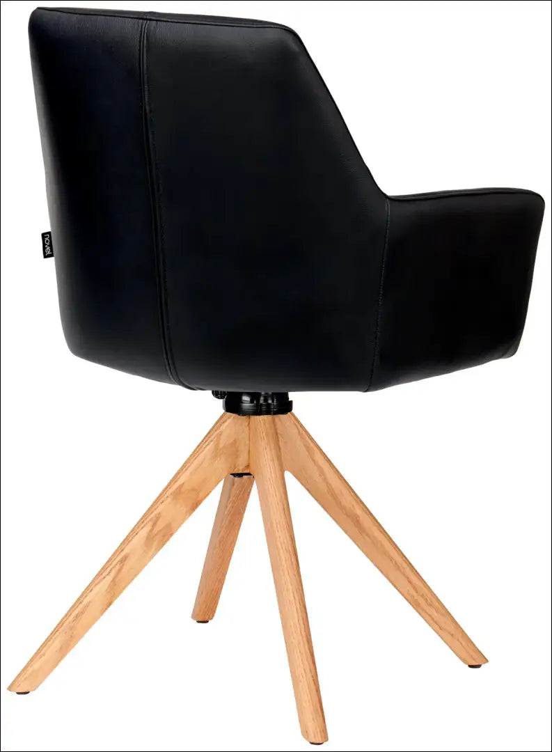 Pasukama odinė kėdė VI1252 - €243 Save 50% __label:Pristatymas 1-2 d.d., color-juoda, color-ruda, kedes-valgomojo,