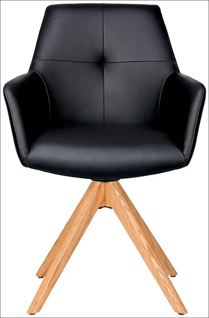 Pasukama odinė kėdė VI1252 - €243 Save 50% __label:Pristatymas 1-2 d.d., color-juoda, color-ruda, kedes-valgomojo,