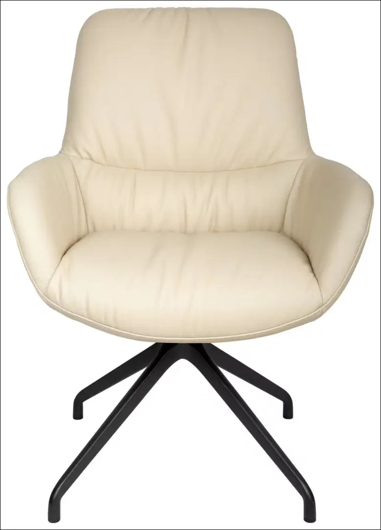 Pasukama odinė kėdė VI1315 - €150 Save 50% 100-200, __label:Pristatymas 1-2 d.d., color-kremas, kedes-valgomojo,