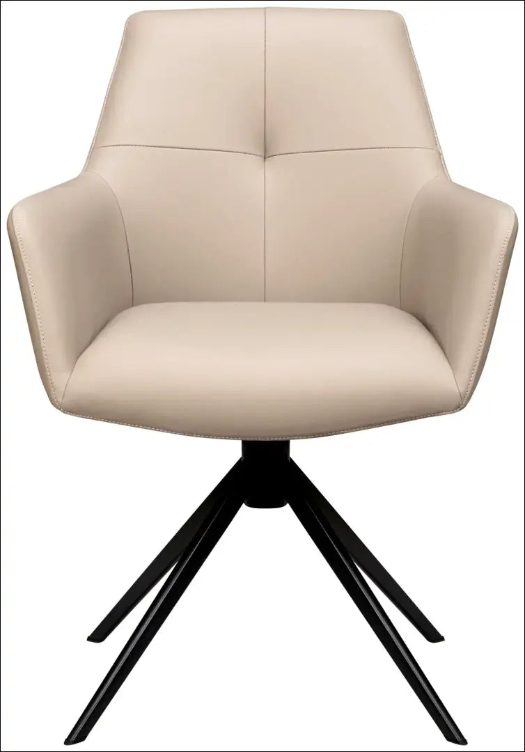 Pasukama odinė kėdė VI1317 - €230 Save 50% __label:Pristatymas 1-2 d.d., color-kremas, kedes-valgomojo, material-oda,