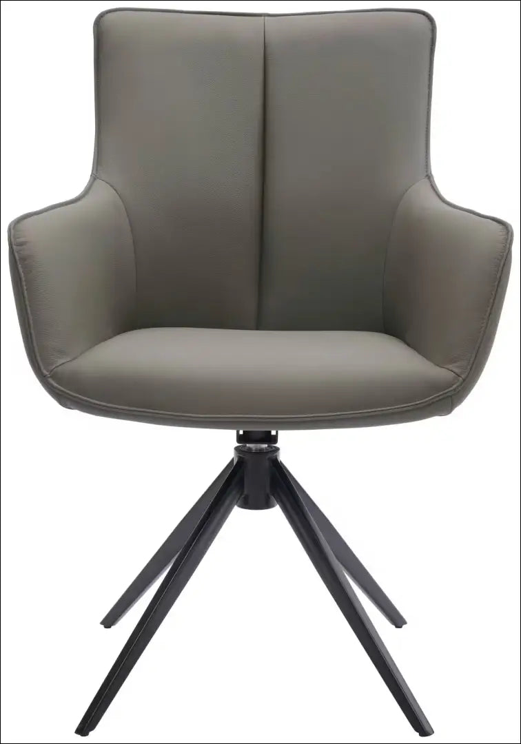 Pasukama odinė kėdė VI1345 - €170 Save 50% 100-200, __label:Pristatymas 1-2 d.d., color-pilka, kedes-valgomojo,