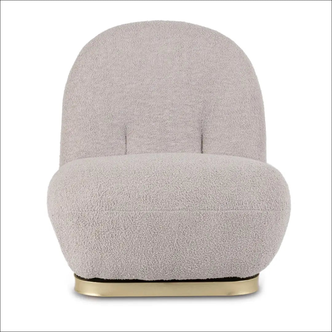 Pasukama poilsio kėdė pilka boucle TE2466 - €207 Save 15% __label:Pristatymas 5-14 d.d., Newelite Naujausi produktai